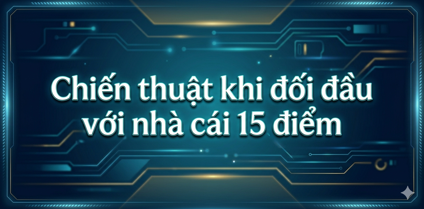 Chiến thuật khi đối đầu với nhà cái 15 điểm