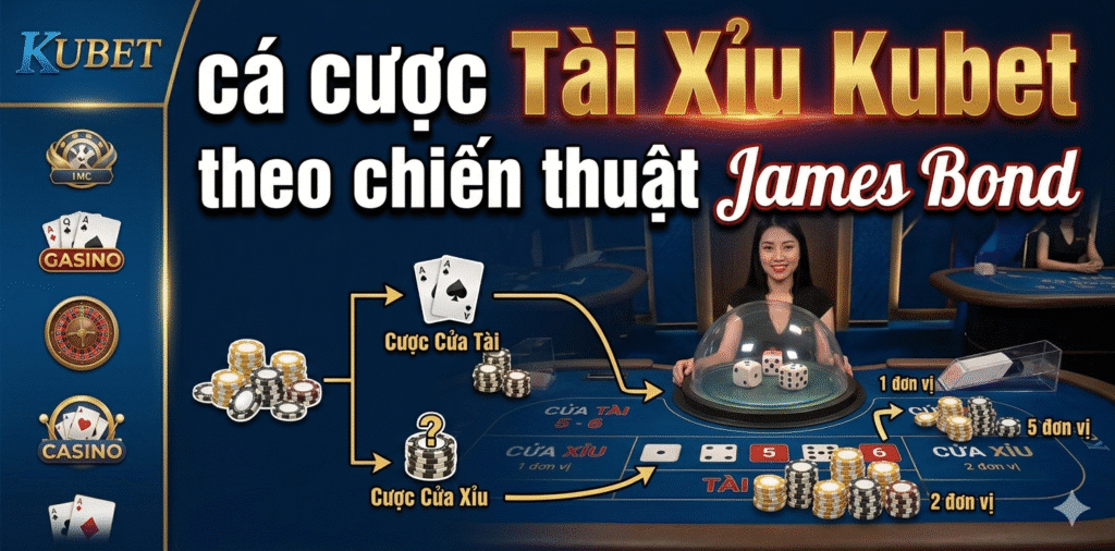 Bật mí chiến thuật James Bond tăng tỷ lệ thắng Tài Xỉu Kubet